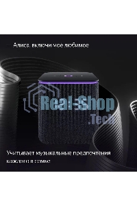 Умная колонка Яндекс Станция Миди, ZigBee, 24Вт, с голосовым ассистентом Алиса на YaGPT, черный