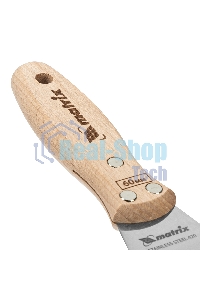 Шпательная лопатка Matrix из нержавеющей стали, 60 мм, буковая рукоятка, EFP