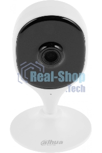 Компактная IP-видеокамера Dahua DH-IPC-C5AP-0280B с Wi-Fi 2.4ГГц 5Мп, 1/3.2” CMOS, объектив 2.8мм, обнаружение людей, ИК 10м, микрофон, динамик
