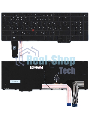 Клавиатура для ноутбука Lenovo Thinkpad P16s T16 gen1 черная