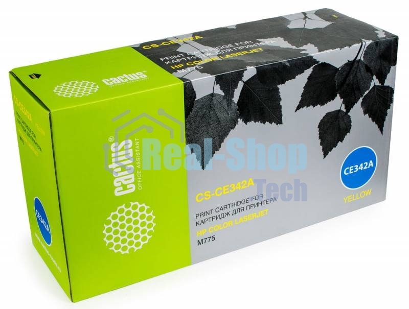 Картридж лазерный Cactus CS-CE342A желтый (16000 стр.) для HP Color LaserJet M775