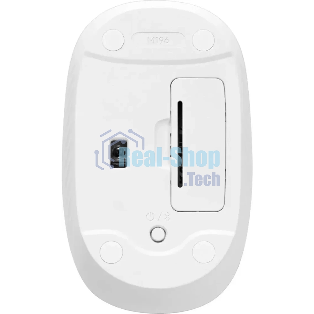Мышь беспроводная Logitech M196 белый, 1000 dpi, Bluetooth, кнопки - 3