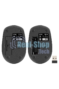 Мышь беспроводная ExeGate Professional Standard SR-9005 черный, 1200 dpi, радиоканал, USB, кнопки - 4