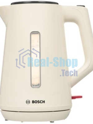 Чайник электрический Bosch TWK1M127 бежевый, 1.7 л, 2400 Вт