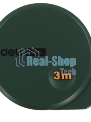 Измерительный и разметочный инструмент Deli Рулетка Home Series Green HT8316L 3м х 16мм, эксклюзивный дизайн, корпус - высококачественный софттач пластик