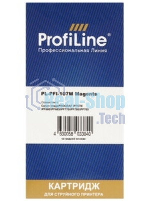 Картридж струйный ProfiLine PL-PFI-107M для принтеров Canon IPF670/IPF680/IPF685/IPF770/IPF780/IPF785 с чернилами Magenta