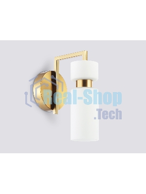 Настенный светильник Ambrella light LH56130 BS/FR латунь/белый матовый E14 max 40W 150*100*210