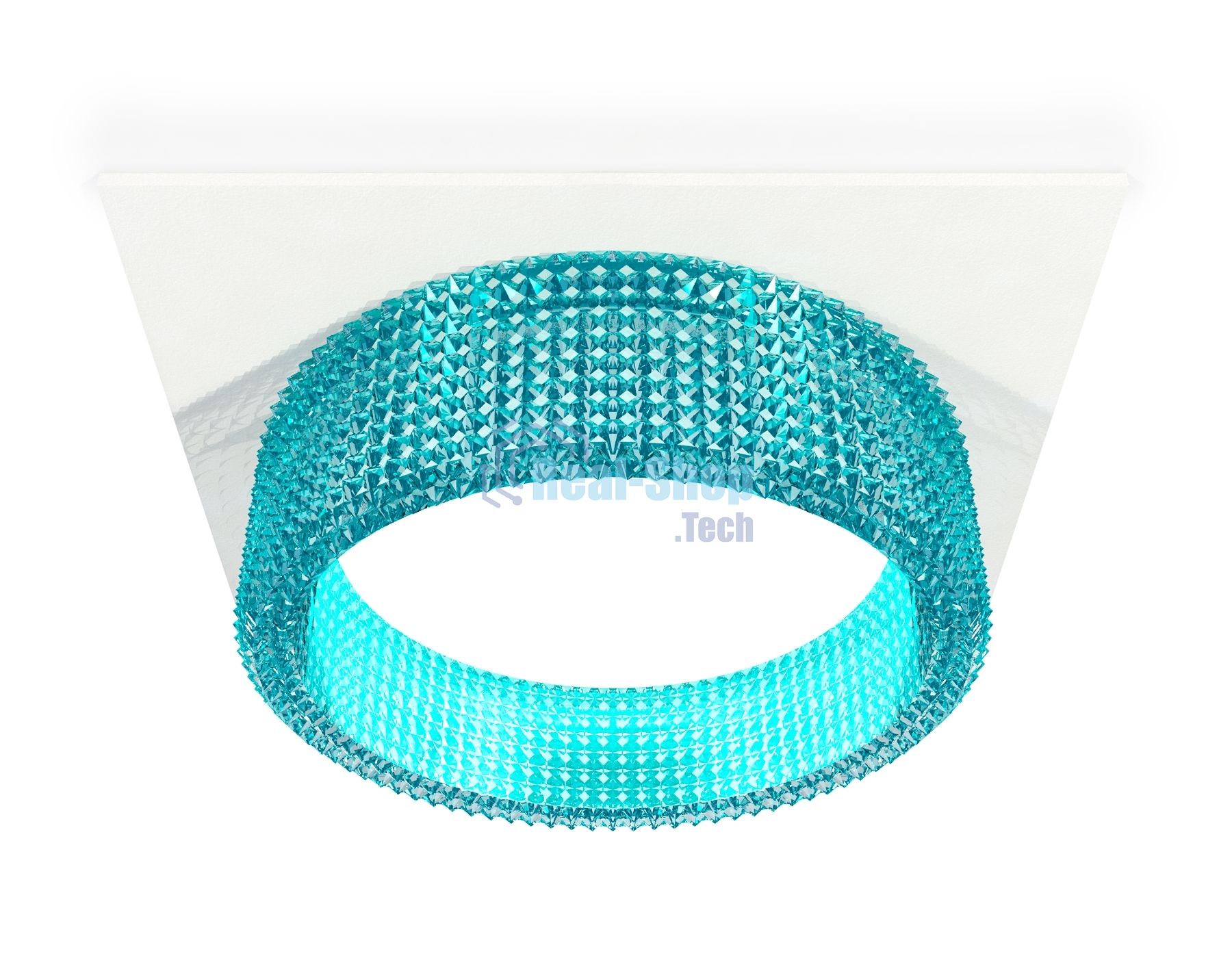 Комплект встраиваемого светильника Ambrella light XC8061033 SWH/BL белый песок/голубой GX53 (C8061, N8488)