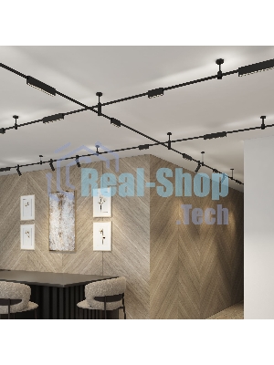 Трековый светильник 85120/01 6W 3000K  (чёрный) Esthetic Magnetic