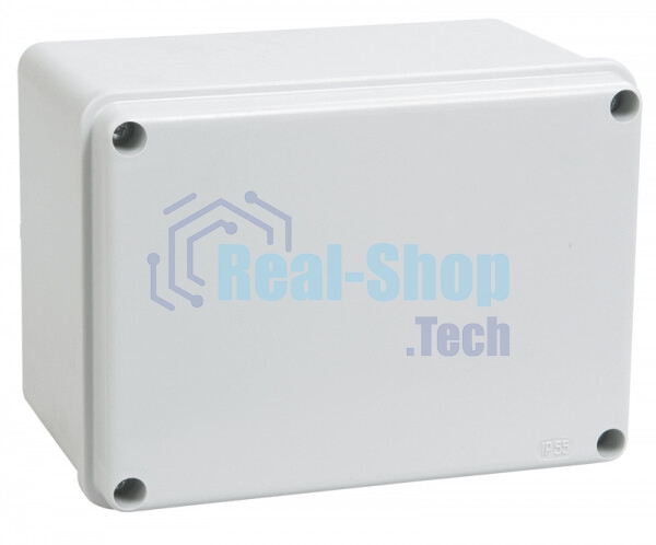 Коробка IEK КМ41261 распаячная для о/п 150х110х85 мм IP44 (RAL7035, гладкие стенки)