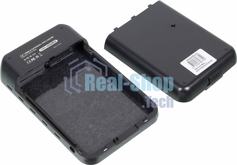 Внешний корпус для HDD AgeStar 3UB3A8-6G SATA II пластик/алюминий черный 3.5