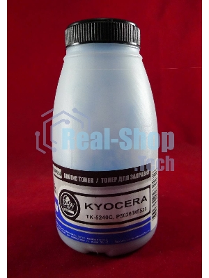 Тонер для Kyocera TK-5240C, P5026/M5526 Cyan (фл. 50г) 3K B&W Premium фас. Россия