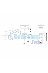 Выключатель клавишный Rexant 12V 20А (3с) ON-OFF черный ОВАЛ с зеленой LED подсветкой