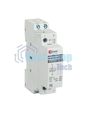 Контактор модульный КМ 20А 2NО (1 мод.) EKF km-1-20-20