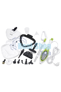 Швабра паровая Kitfort KT-1004-2 1500Вт зеленый/белый