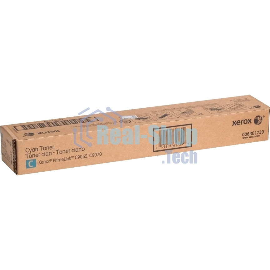 Картридж лазерный Xerox PrimeLink C9070 голубой 34K