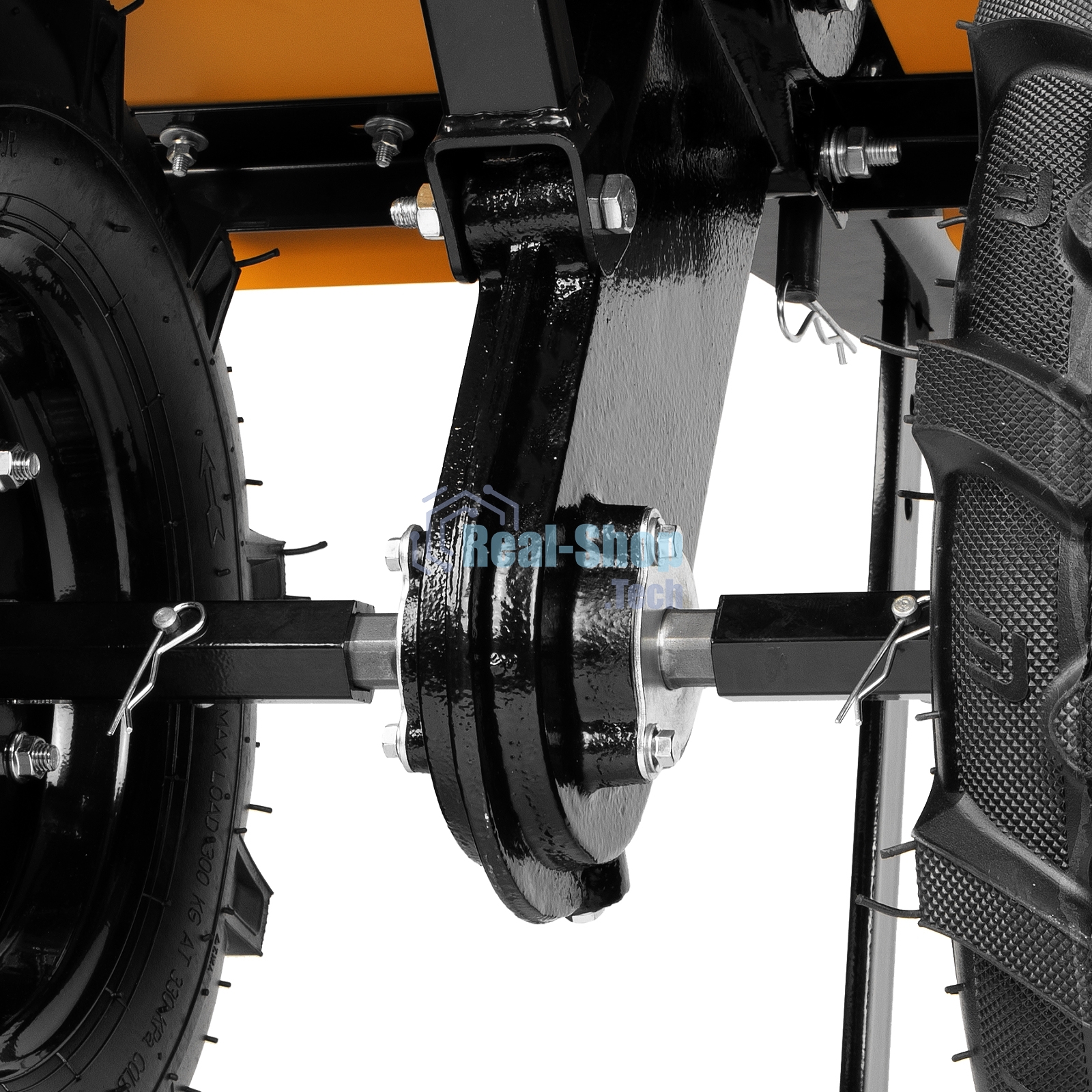 Мотоблок Denzel DPT-270S, 7 л.с., ремен.сцеп, фрез 3х4, ШОМ, передачи 2В/1Н