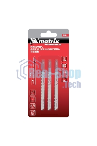 Полотна для электролобзика Matrix по металлу, 3 шт. T127D, 75 х 3мм, HSS