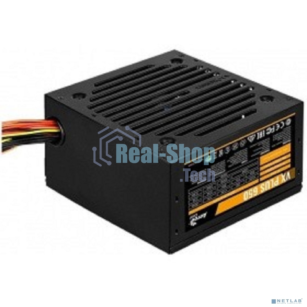 Блок питания Aerocool/Formula VX-650 PLUS, 650Вт, 120мм, черный