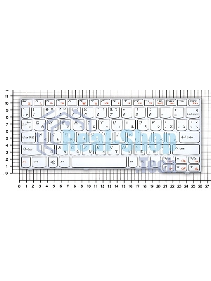 Клавиатура для ноутбука Lenovo IdeaPad U160 белая