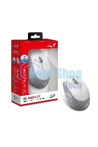 Мышь беспроводная Genius NX-8000S BT белый, 1200 dpi, радиоканал, Bluetooth, USB, кнопки - 3