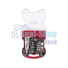 Прямошлифовальная машина (гравер) Зубр Гравер ЗГ-130ЭК H172 электрический с набором мини-насадок в кейсе, 172 предмета