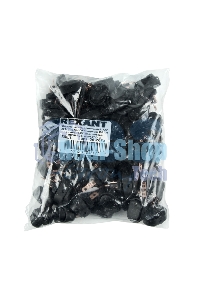 Выключатель клавишный Rexant 12V 20А (3с) ON-OFF черный ОВАЛ с зеленой LED подсветкой