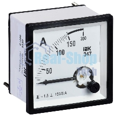 Амперметр Э47 72х72мм 150/5А кл. точн. 1.5 ИЭК IPA10-6-0150-E