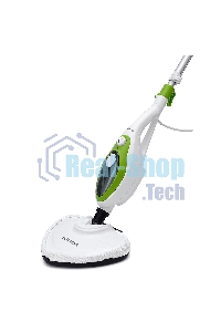 Швабра паровая Kitfort KT-1004-2 1500Вт зеленый/белый