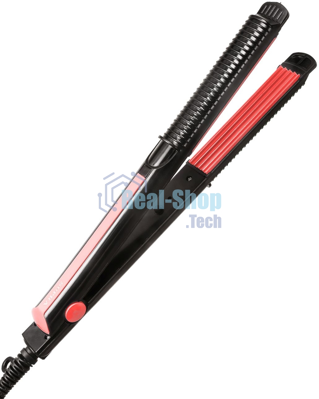 Щипцы Supra HSS-1231G макс.темп.:200С покрытие:керамическое черный/розовый