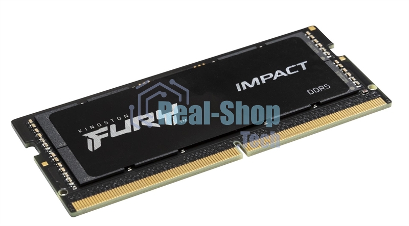 Оперативная память Kingston Fury Impact, DDR5, 16GB (1x16GB), 4800MHz, CL38, SO-DIMM