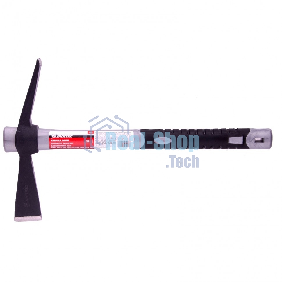 Кирка Matrix mini двухплоскостная 500 г фибергласовая обрезиненная рукоятка 385мм