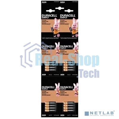 Батарейки DURACELL LR03/(2x10)BL MN2400 Отрывной (20 шт. в уп-ке)