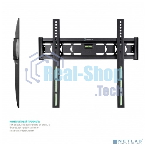 Кронштейн ONKRON FM5/32-55'' макс 400x400 наклон 0º от стены: 29мм макс вес 56,8кг