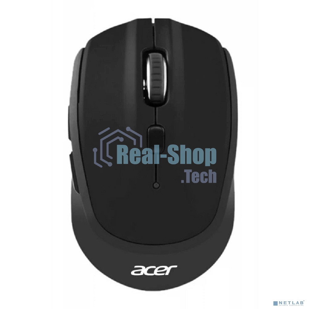 Мышь беспроводная Acer OMR050 черный, 1600 dpi, радиоканал, Bluetooth, USB, кнопки - 6