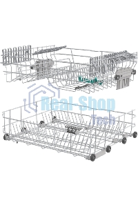 Встраиваемая посудомоечная машина Gorenje GS642E90X, серебристая, 59.9 см, 13 компл., 47 дБ, класс A++