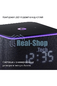 Умная колонка Яндекс Станция Миди, ZigBee, 24Вт, с голосовым ассистентом Алиса на YaGPT, черный