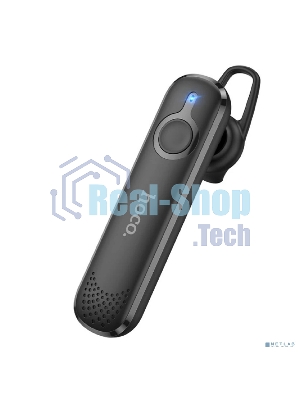 Моно-гарнитура Hoco E63 черный, внутриканальный (моно), Bluetooth, заушное крепление, до 10 ч