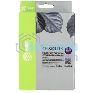 Картридж струйный Cactus CS-LC3237BK черный (65 мл) для Brother HL-J6000DW/J6100DW