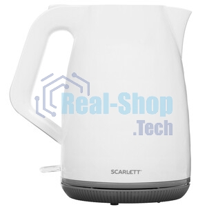 Чайник электрический Scarlett SC-EK18P49 1.7 л, 2200 Вт, белый/серый (корпус: пластик)