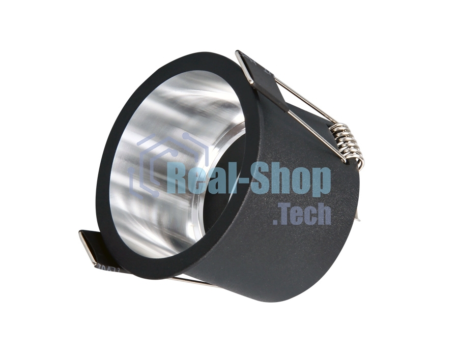 Светильник Ambrella light TN212 BK/CH черный/хром GU5.3 D68*57
