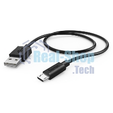 Кабель Hama 00178328 micro USB B (m) USB A(m) 0.6м черный