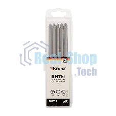 Бита Kranz PH2х127 мм для шуруповерта (упак. 5 шт.)