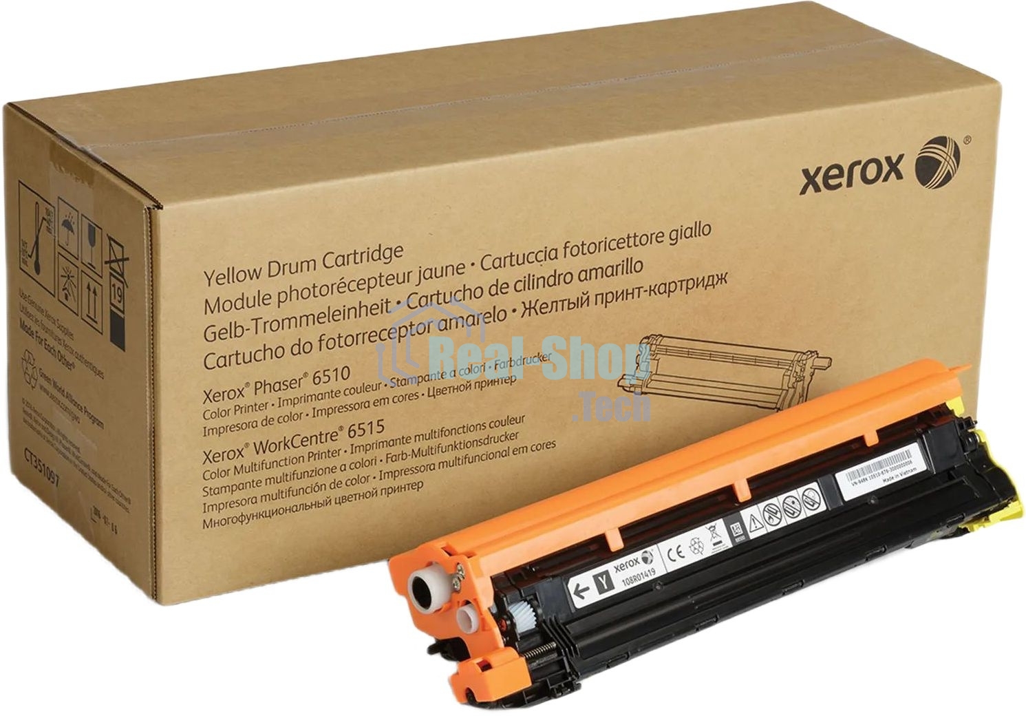 Барабан Xeroxжелтый,yellow (48000 стр) для Xerox Phaser 6510/WC 6515 (Channels)