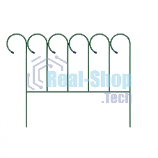 Заборчик садово-парковый, волнистый, 0,7х0,9 м Россия