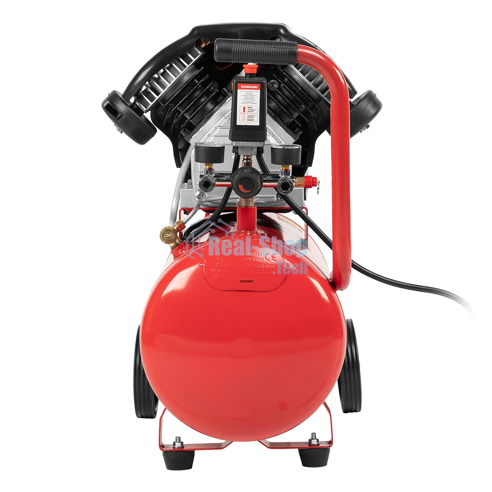 Компрессор воздушный MTX КК-2200/50, 2,2 кВт, 350 л/мин, 50 л, прямой привод, масляный