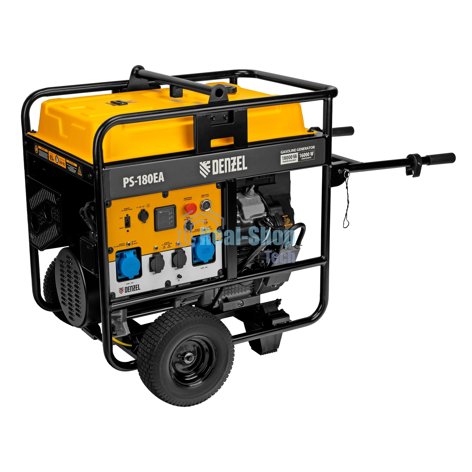 Электрогенератор бензиновый Denzel PS-180EA, 18 кВт, 110 дБ, 276 кг