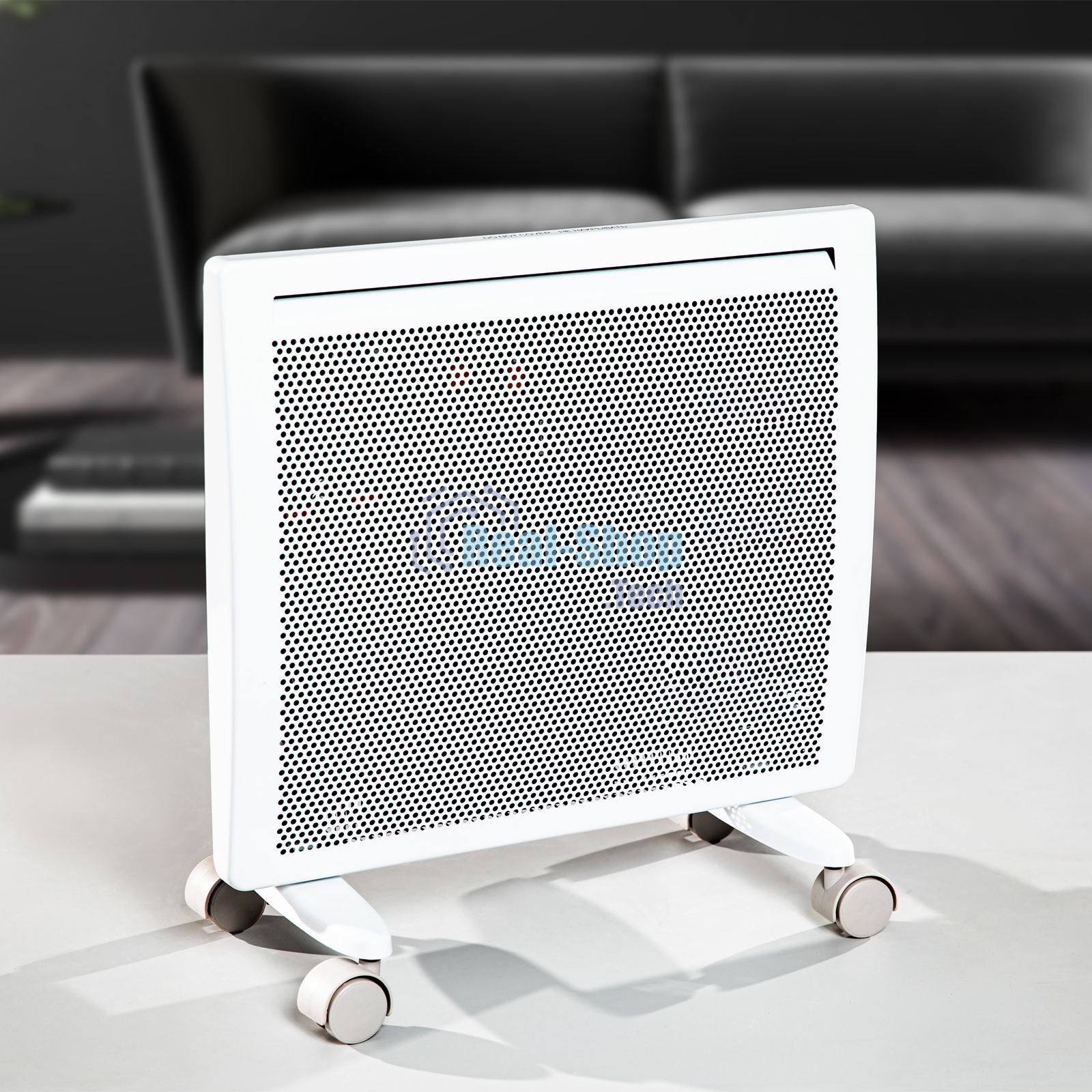 Конвектор гибридный Denzel HybridX-1000 белый, 1000 Вт, 20 м2, термостат, дисплей