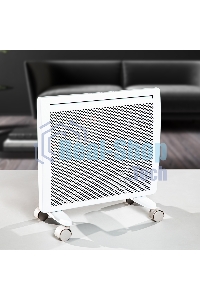 Конвектор гибридный Denzel HybridX-1000 белый, 1000 Вт, 20 м2, термостат, дисплей