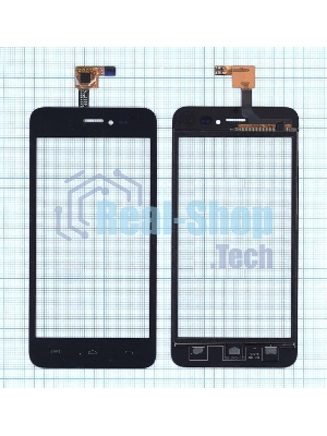 Сенсорное стекло (тачскрин) для Explay Craft, черное